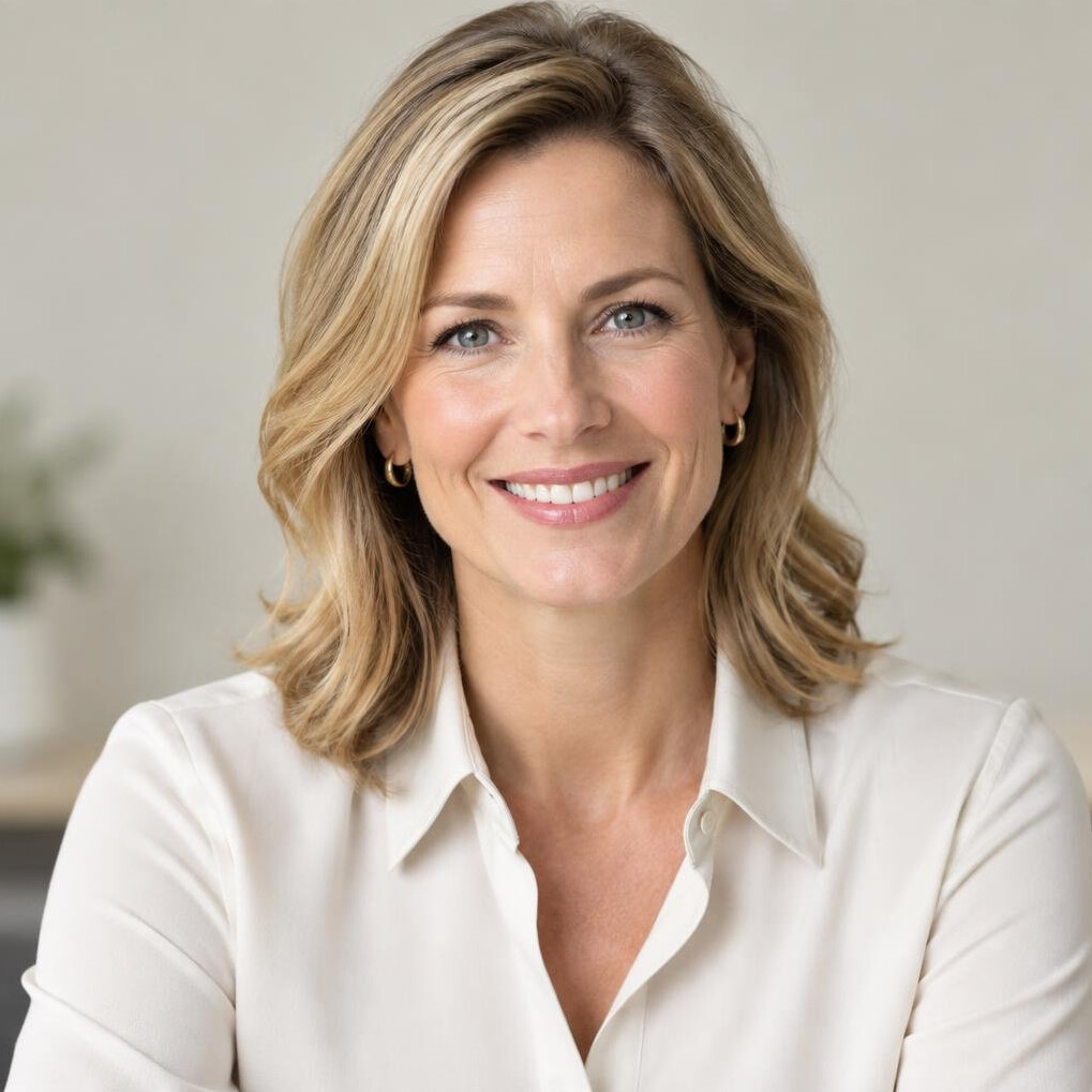 Portrait of a smiling middle-aged woman