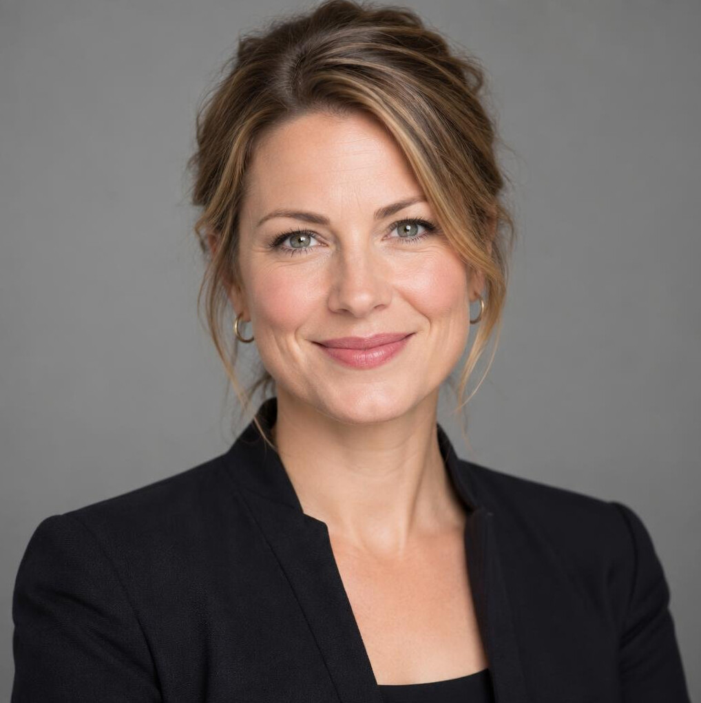Portrait of a female voice coach smiling softly