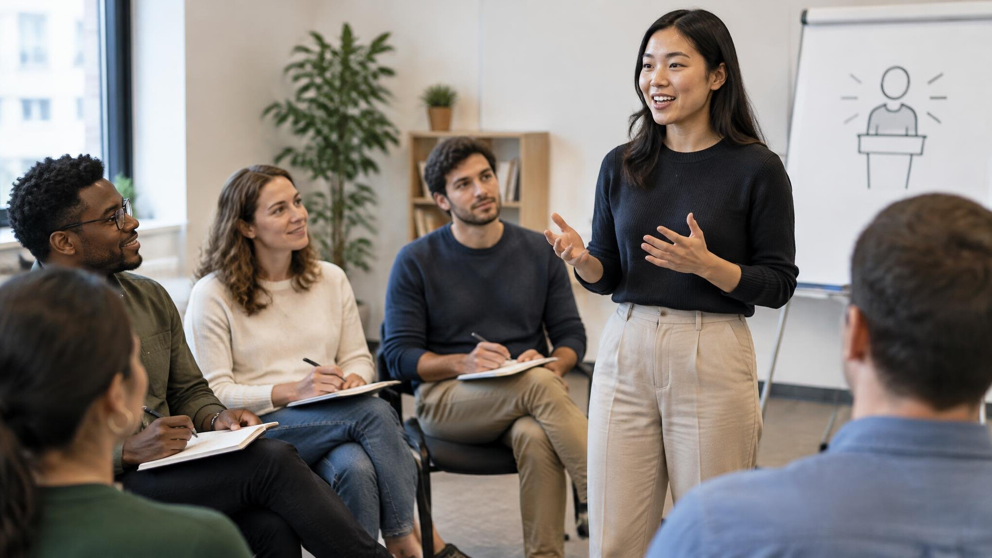 group in workshop