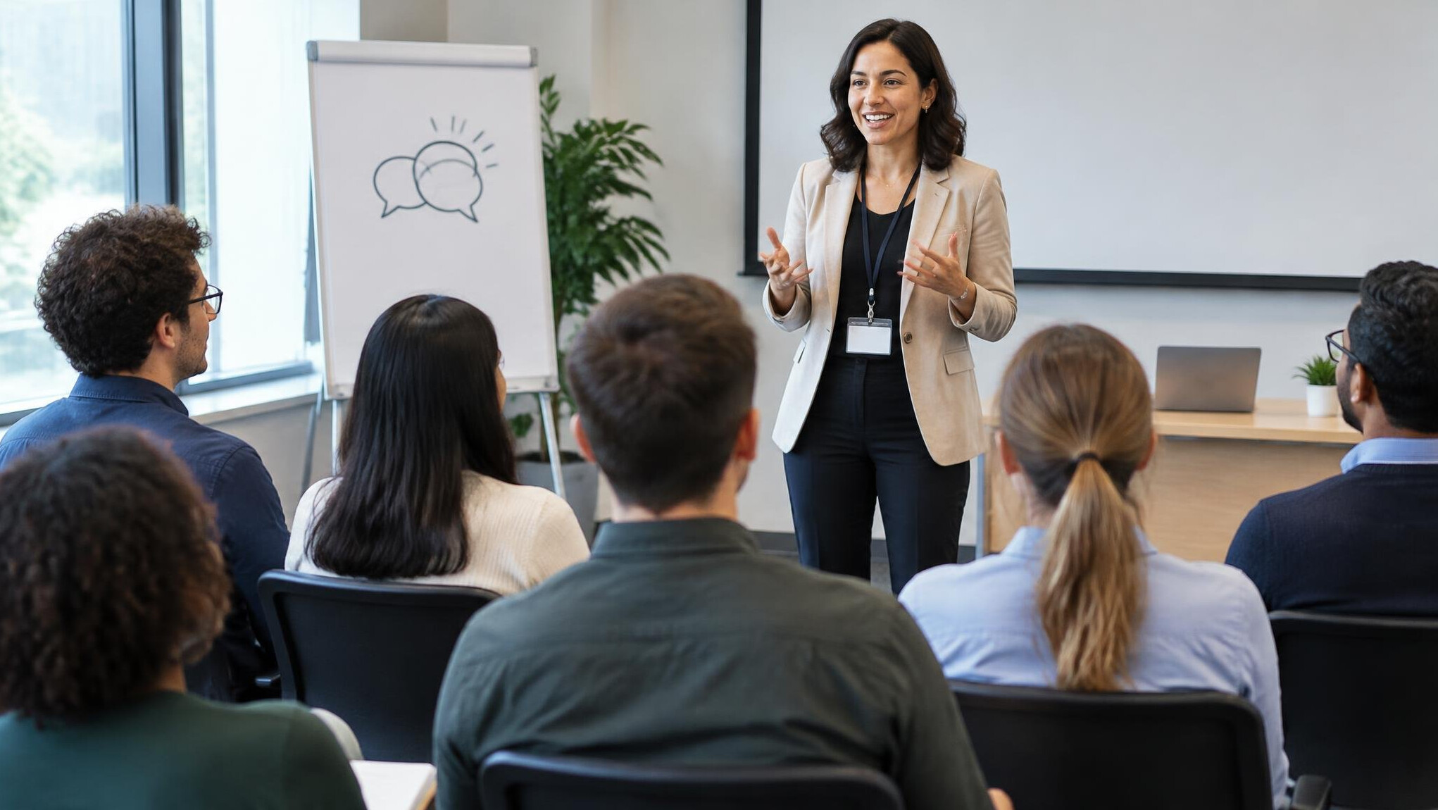 group workshop on speaking